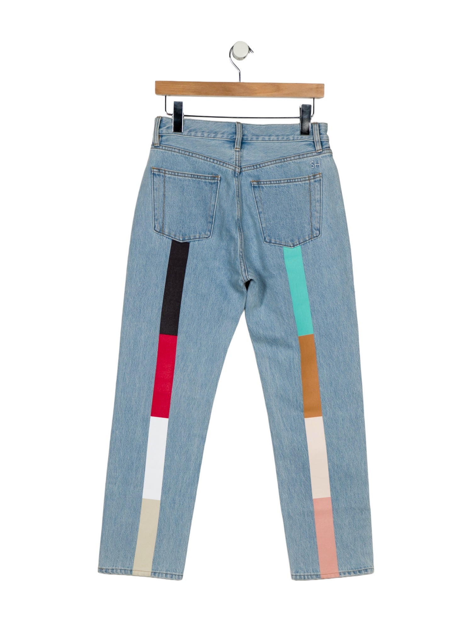 Still Here High-Rise Straight Leg Jeans