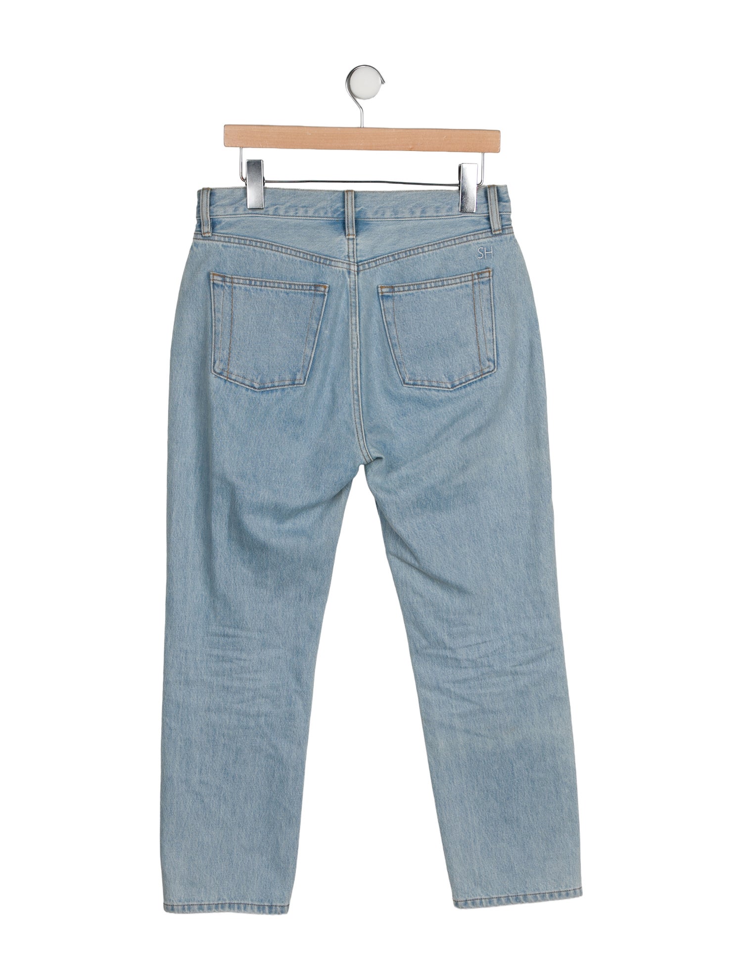 Still Here High-Rise Straight Leg Jeans