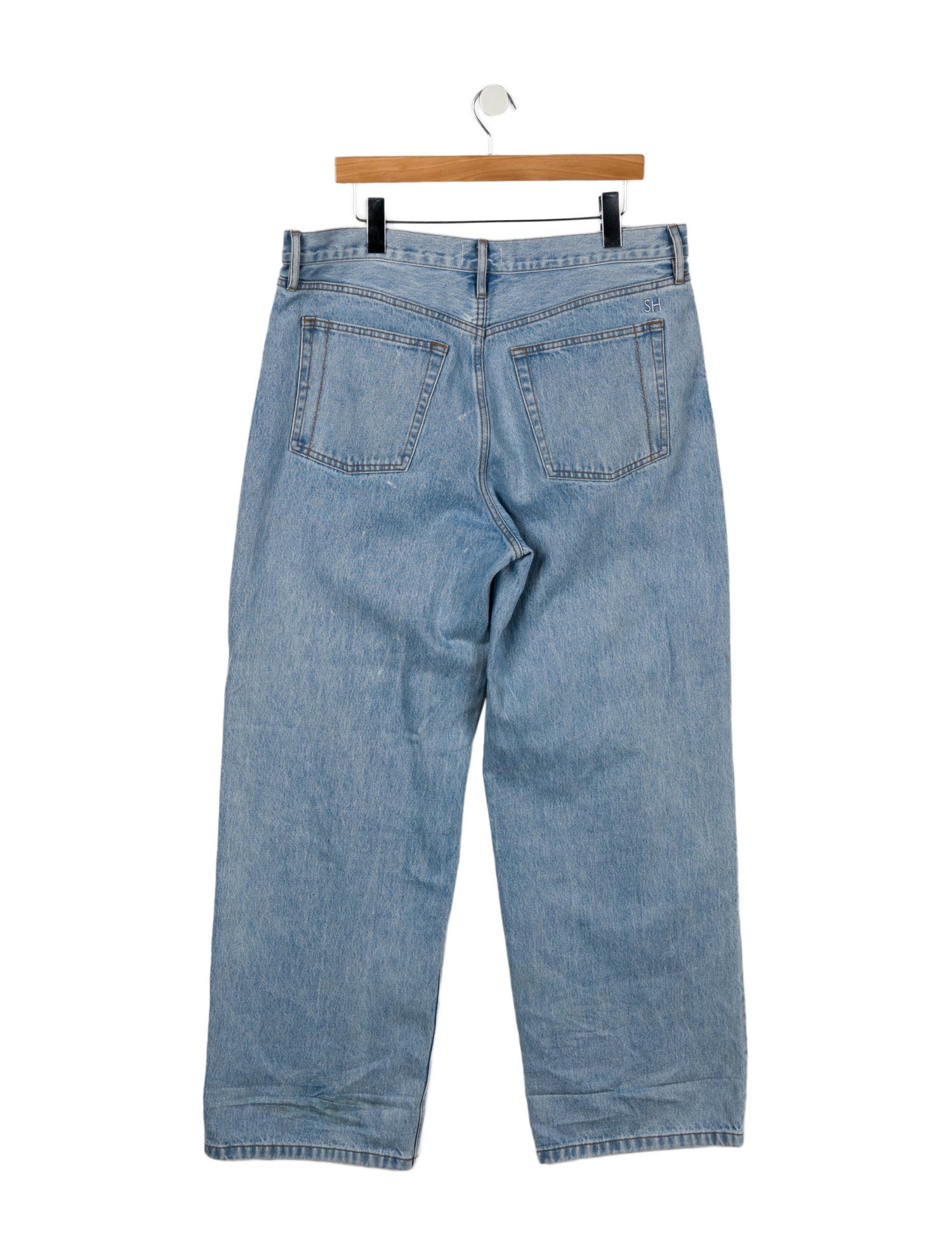 Still Here High-Rise Wide Leg Jeans