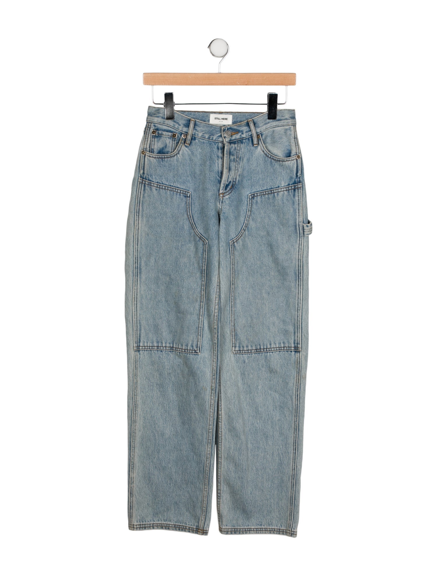 Still Here High-Rise Wide Leg Jeans