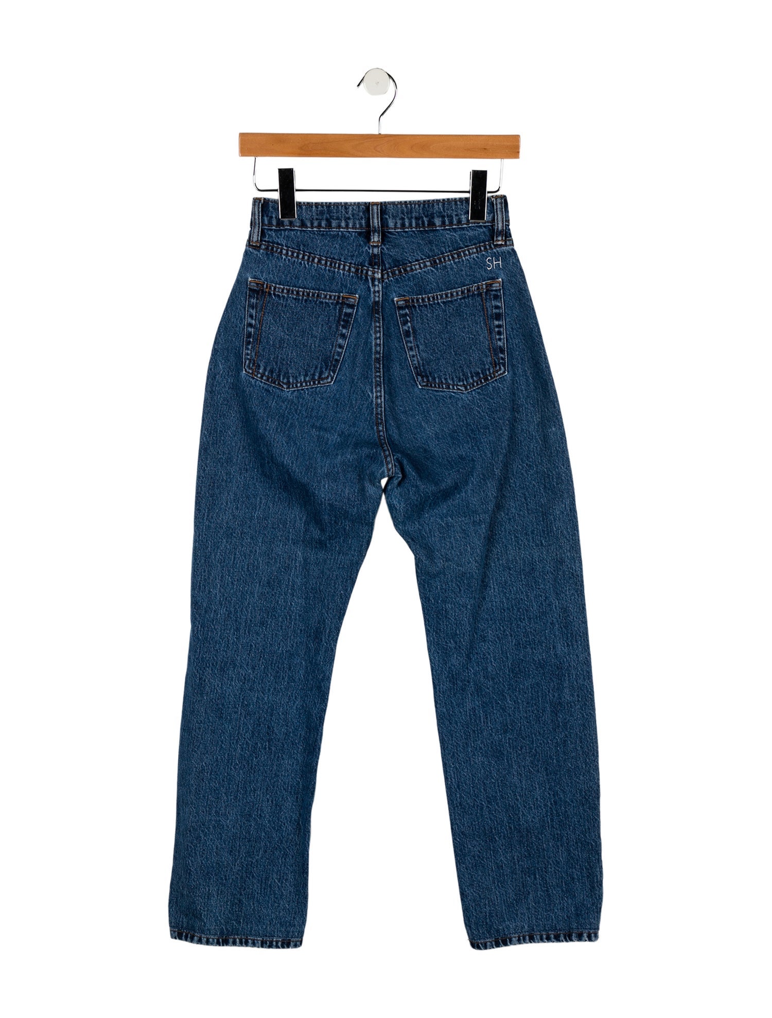 Still Here High-Rise Straight Leg Jeans