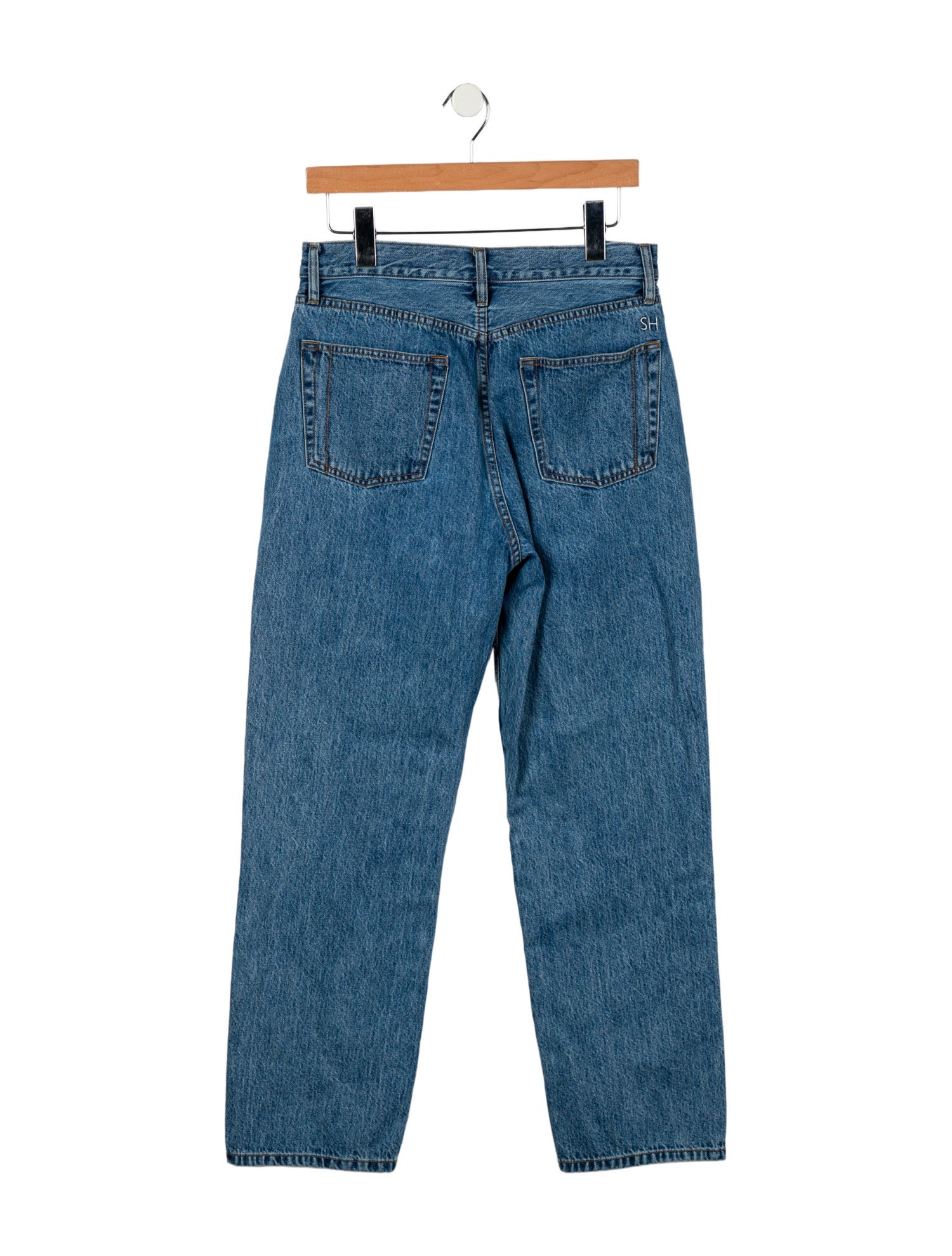 Still Here High-Rise Straight Leg Jeans