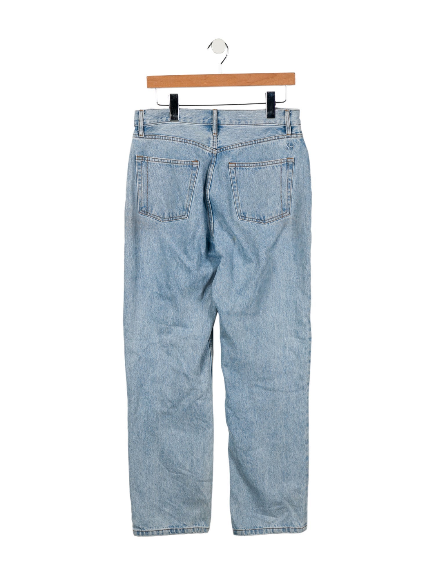 Still Here High-Rise Straight Leg Jeans