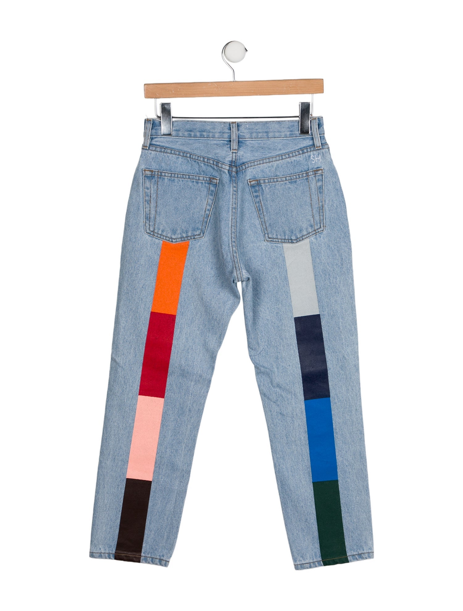 Still Here High-Rise Straight Leg Jeans