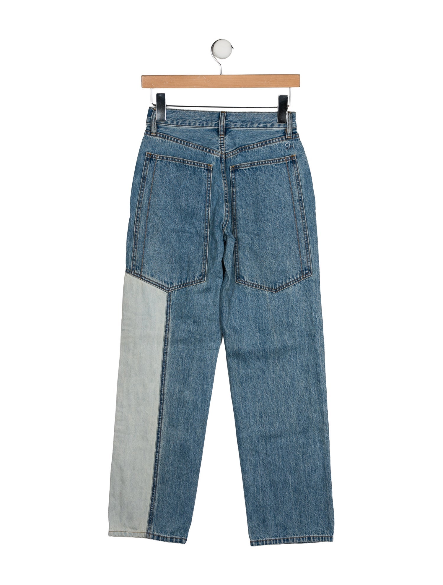 Still Here High-Rise Straight Leg Jeans