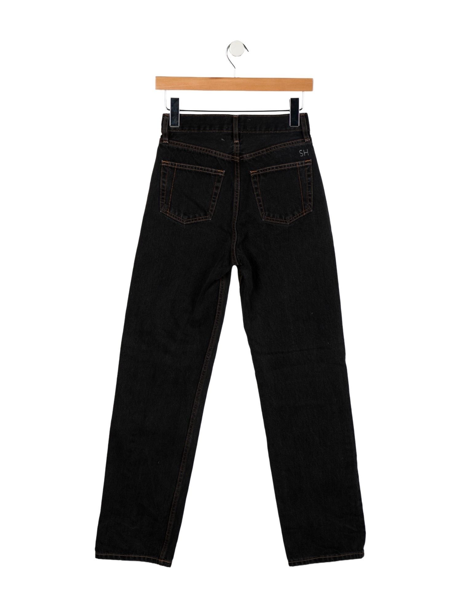 Still Here High-Rise Straight Leg Jeans