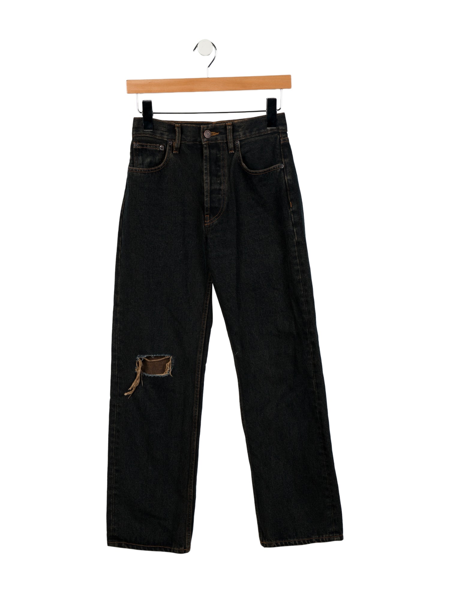 Still Here High-Rise Straight Leg Jeans