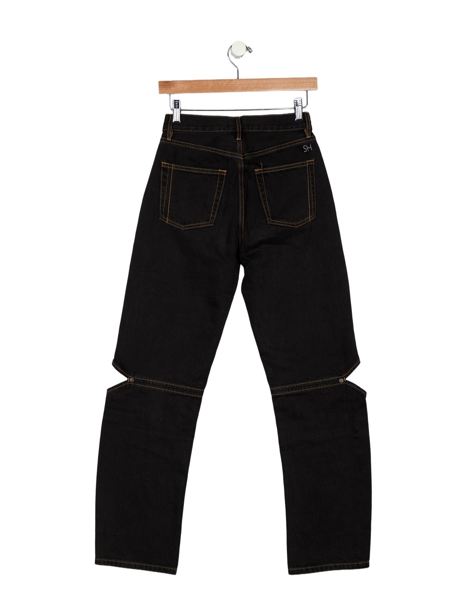 Still Here High-Rise Straight Leg Jeans