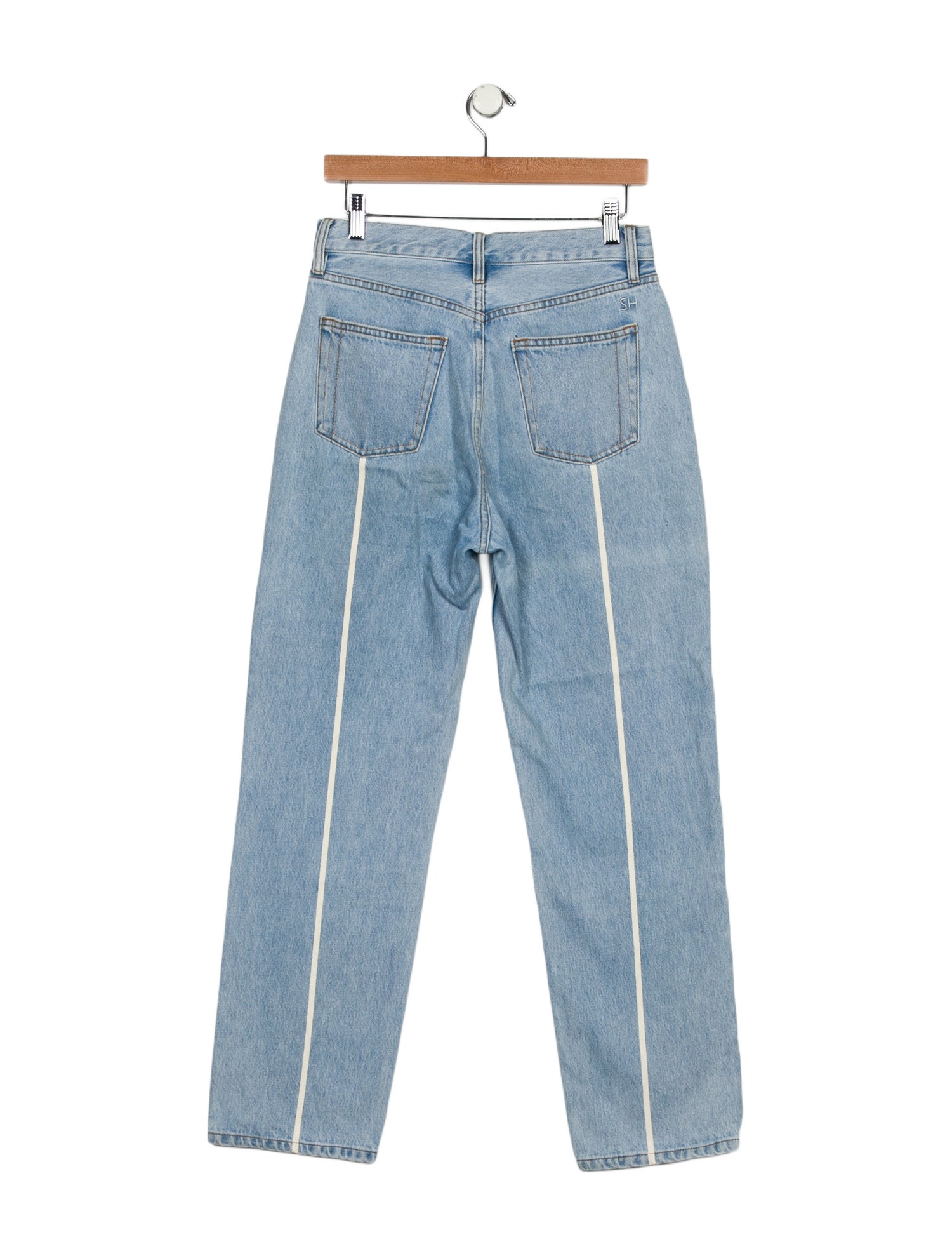 Still Here High-Rise Straight Leg Jeans