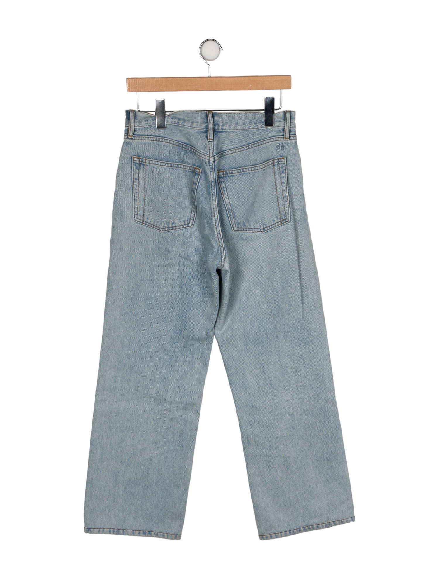 Still Here High-Rise Wide Leg Jeans