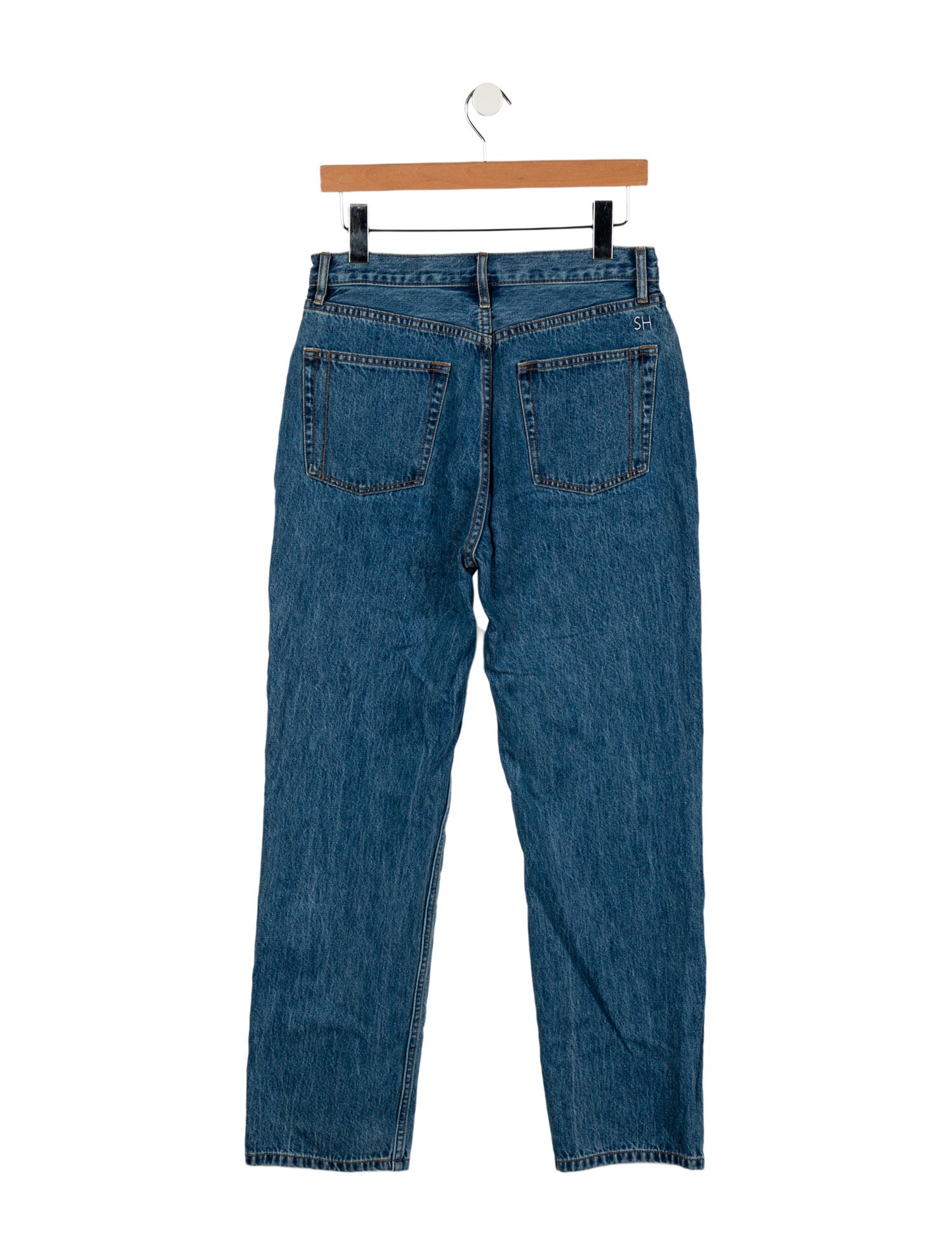 Still Here High-Rise Straight Leg Jeans