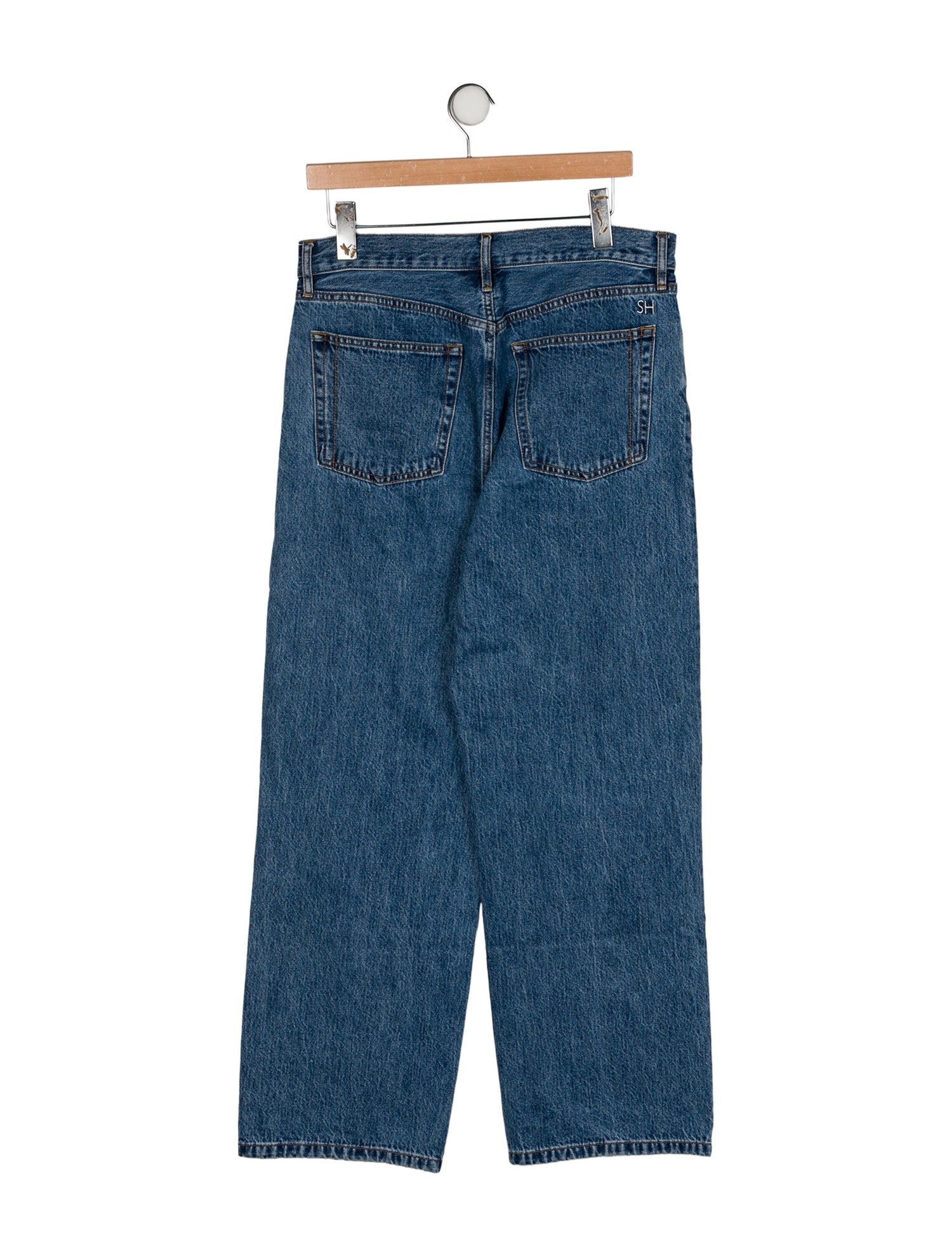 Still Here Mid-Rise Wide Leg Jeans