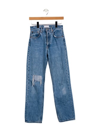 Still Here High-Rise Straight Leg Jeans