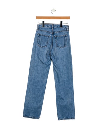 Still Here High-Rise Straight Leg Jeans