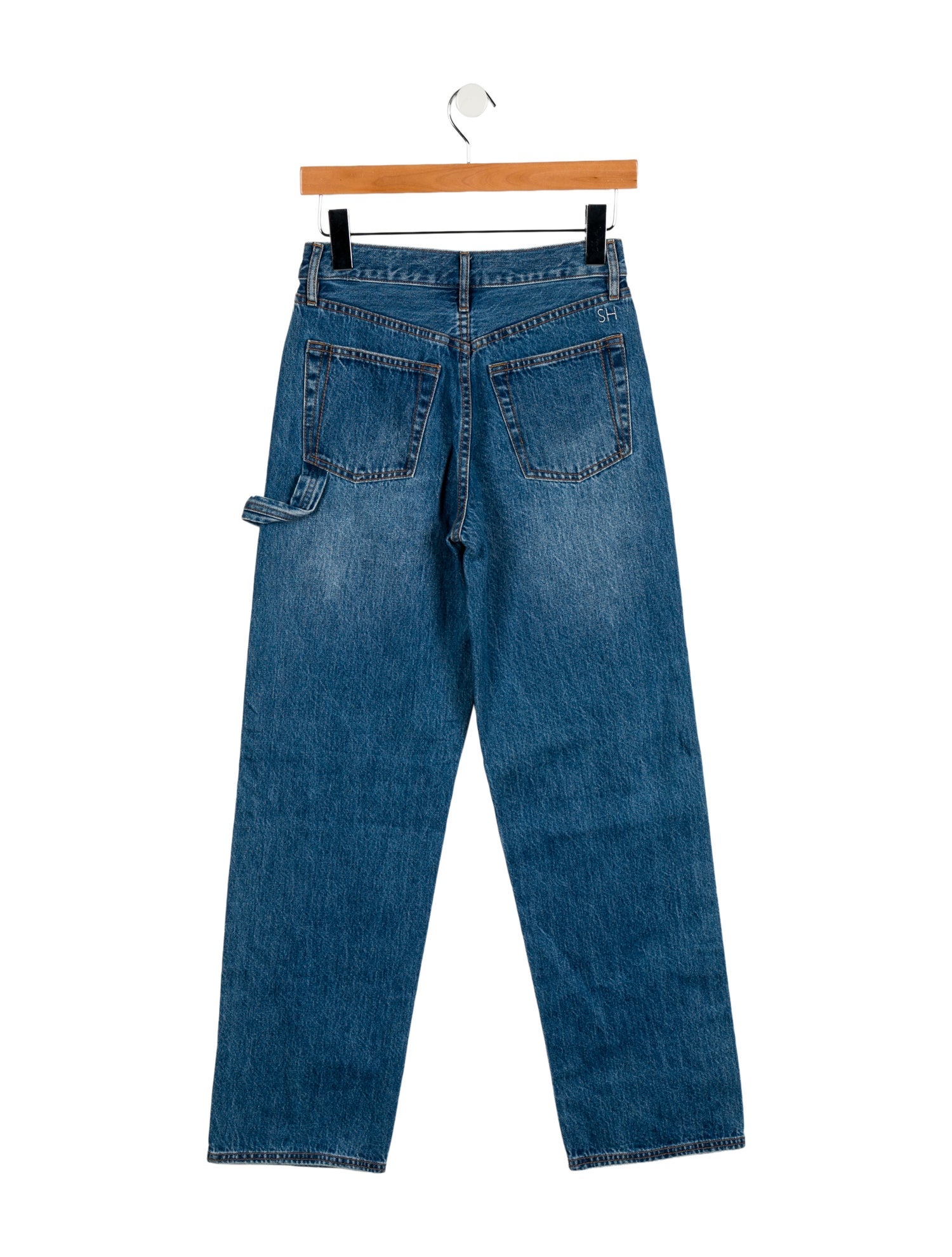 Still Here Mid-Rise Straight Leg Jeans