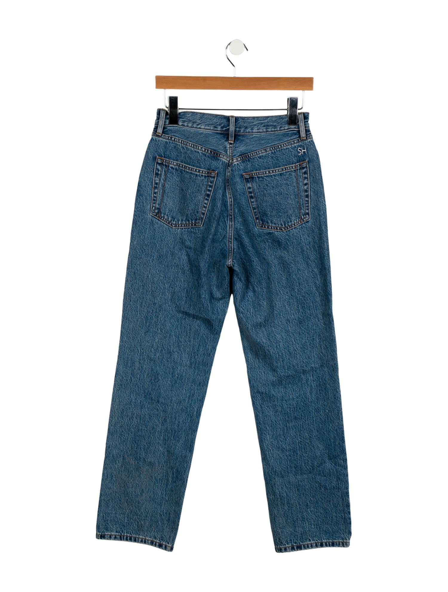 Still Here High-Rise Straight Leg Jeans