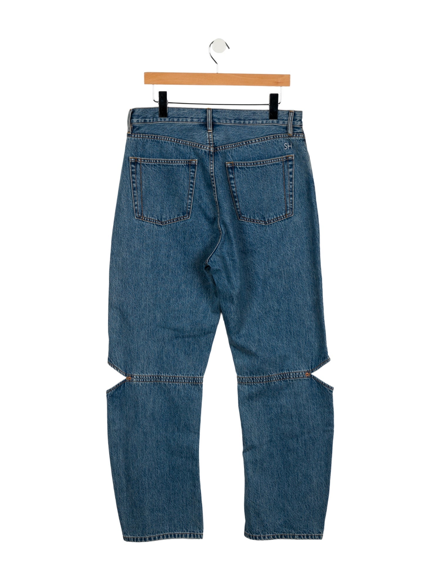 Still Here High-Rise Straight Leg Jeans