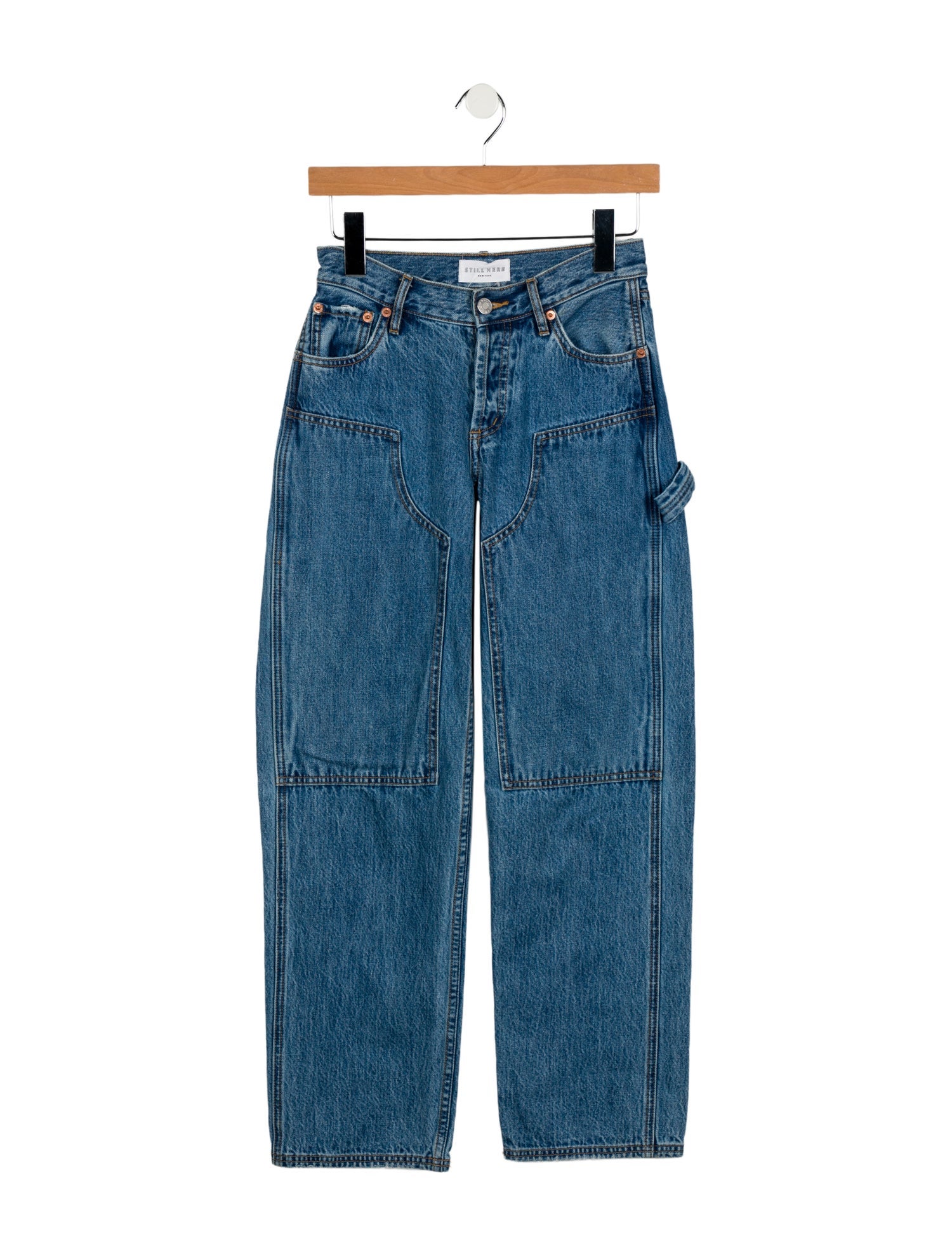 Still Here Mid-Rise Straight Leg Jeans