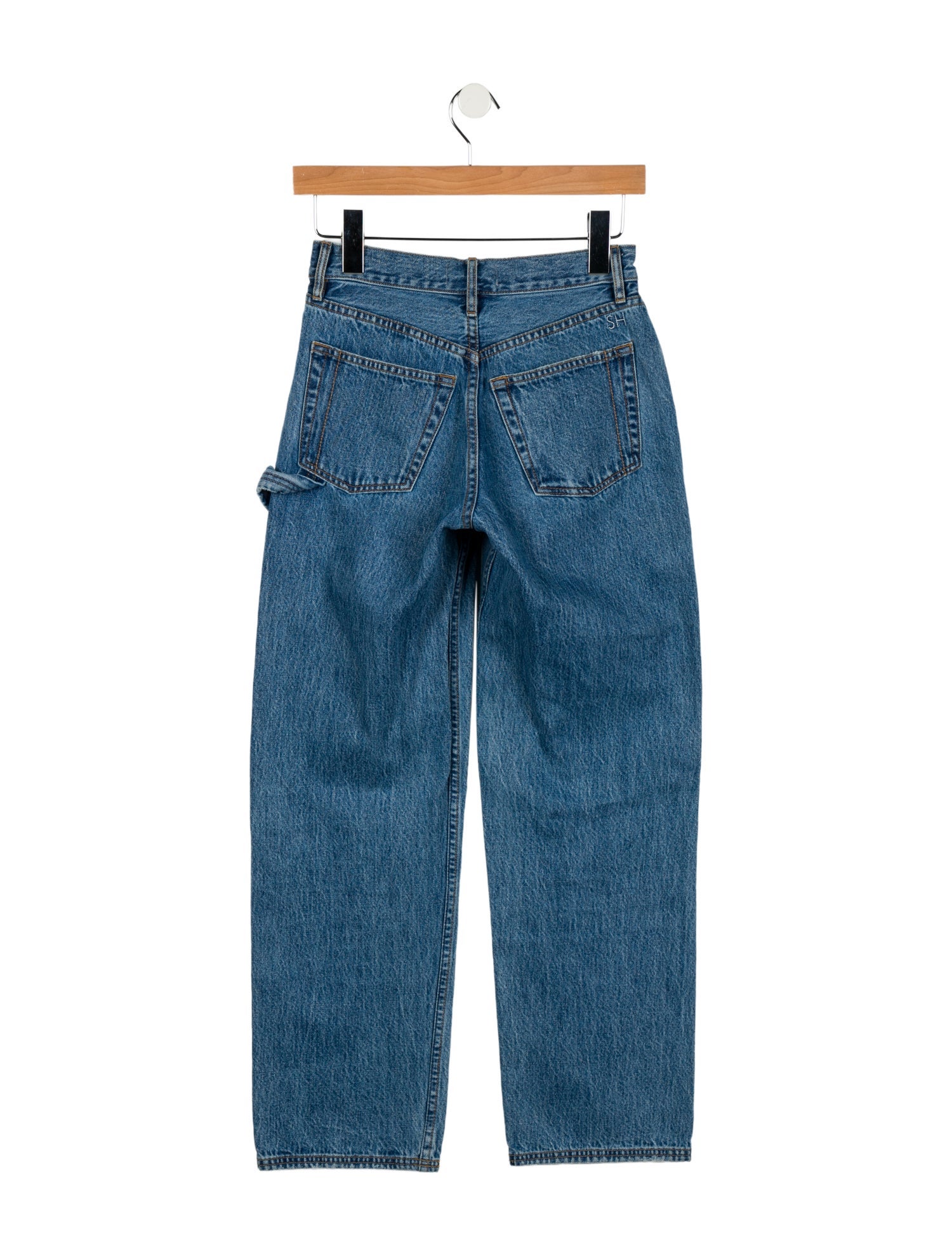 Still Here Mid-Rise Straight Leg Jeans