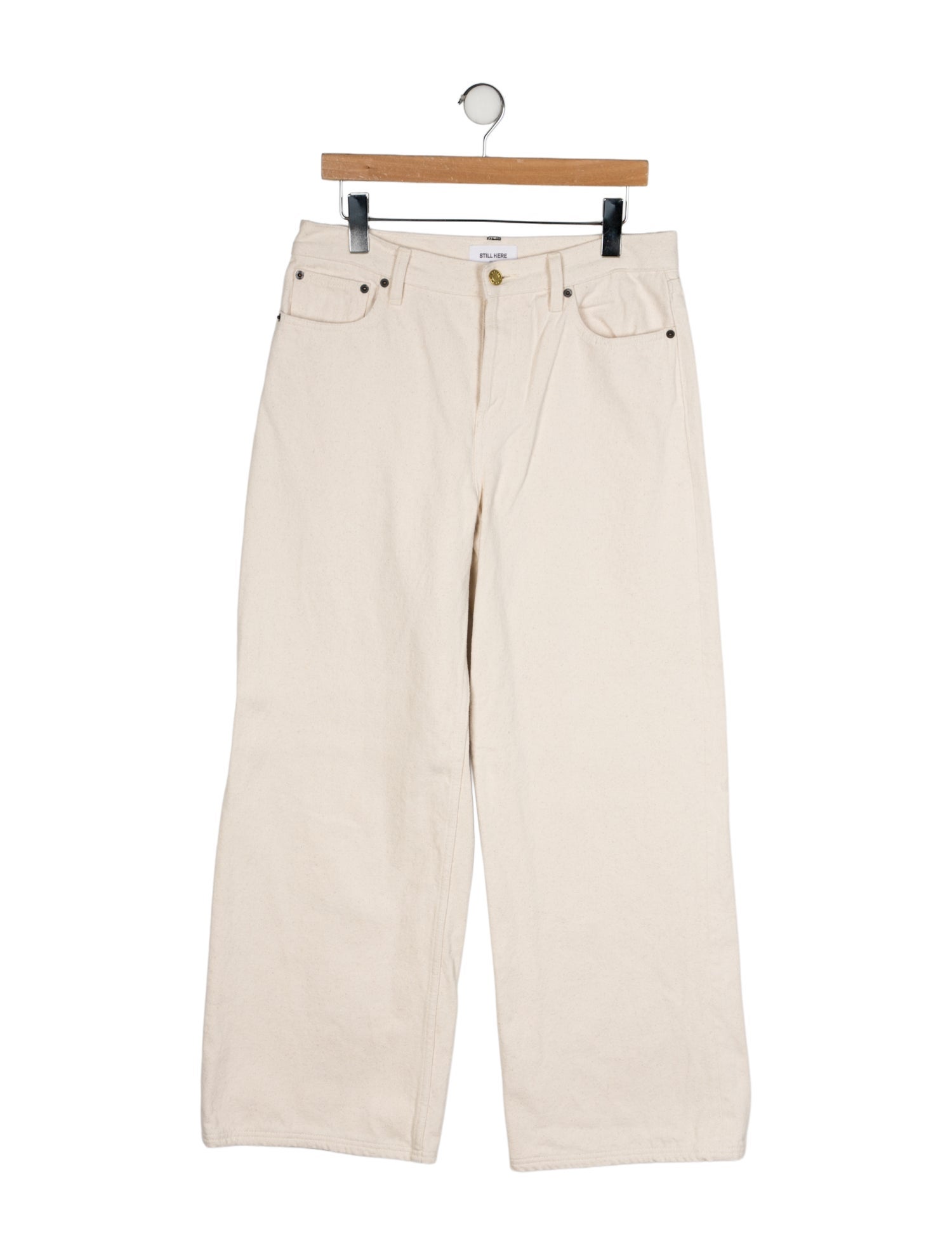 Still Here High-Rise Wide Leg Jeans