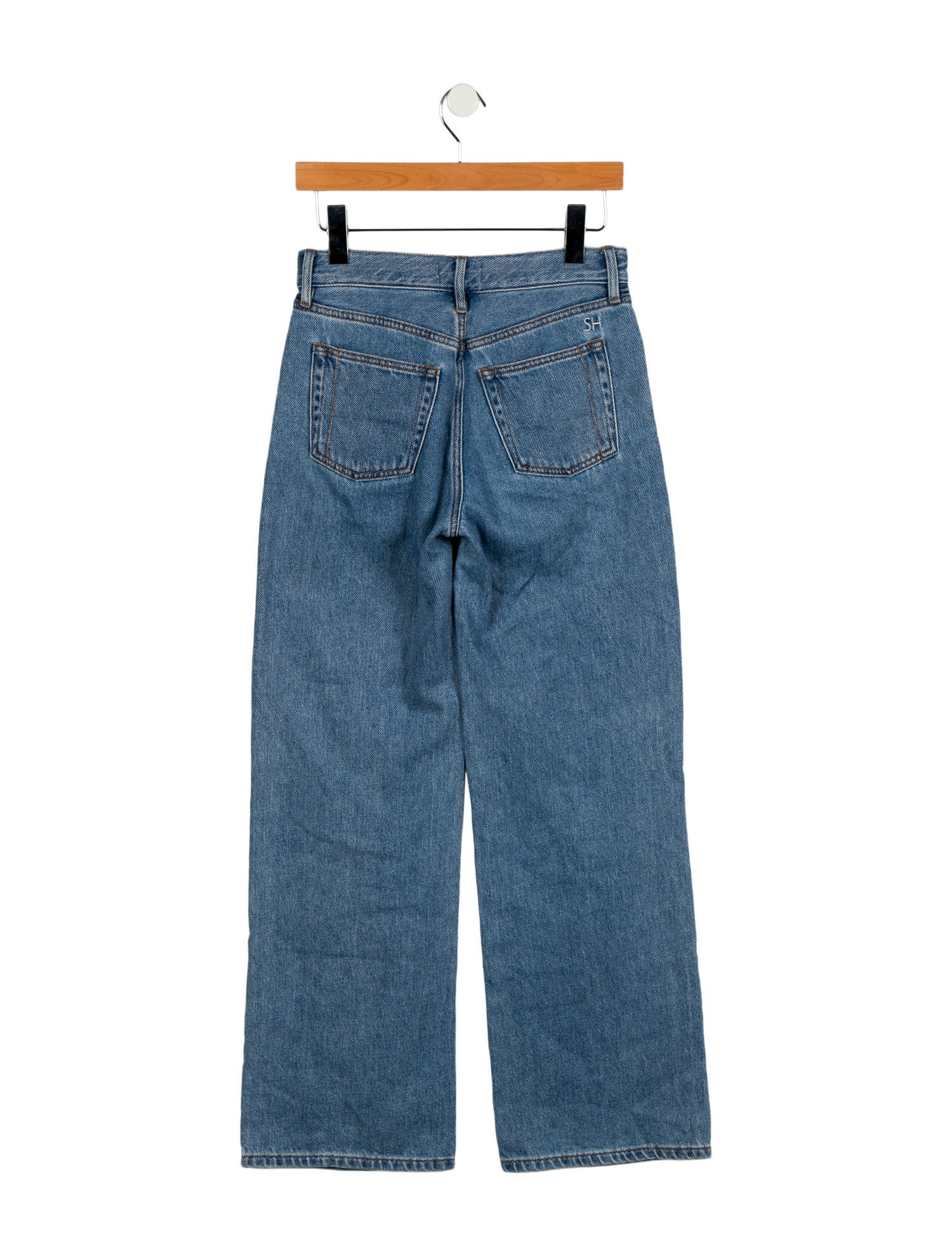 Still Here Mid-Rise Wide Leg Jeans