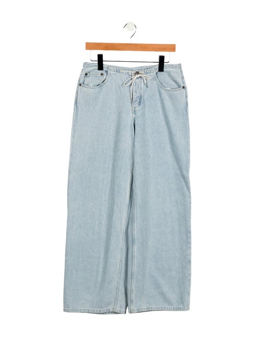 Still Here Mid-Rise Wide Leg Jeans