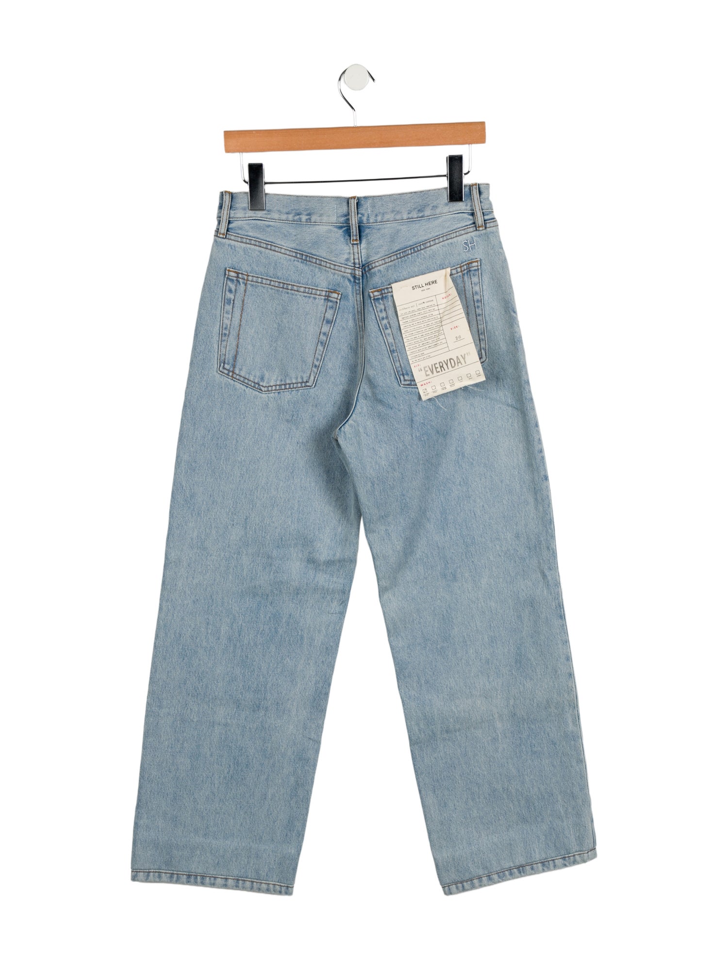 Still Here High-Rise Wide Leg Jeans w/ Tags