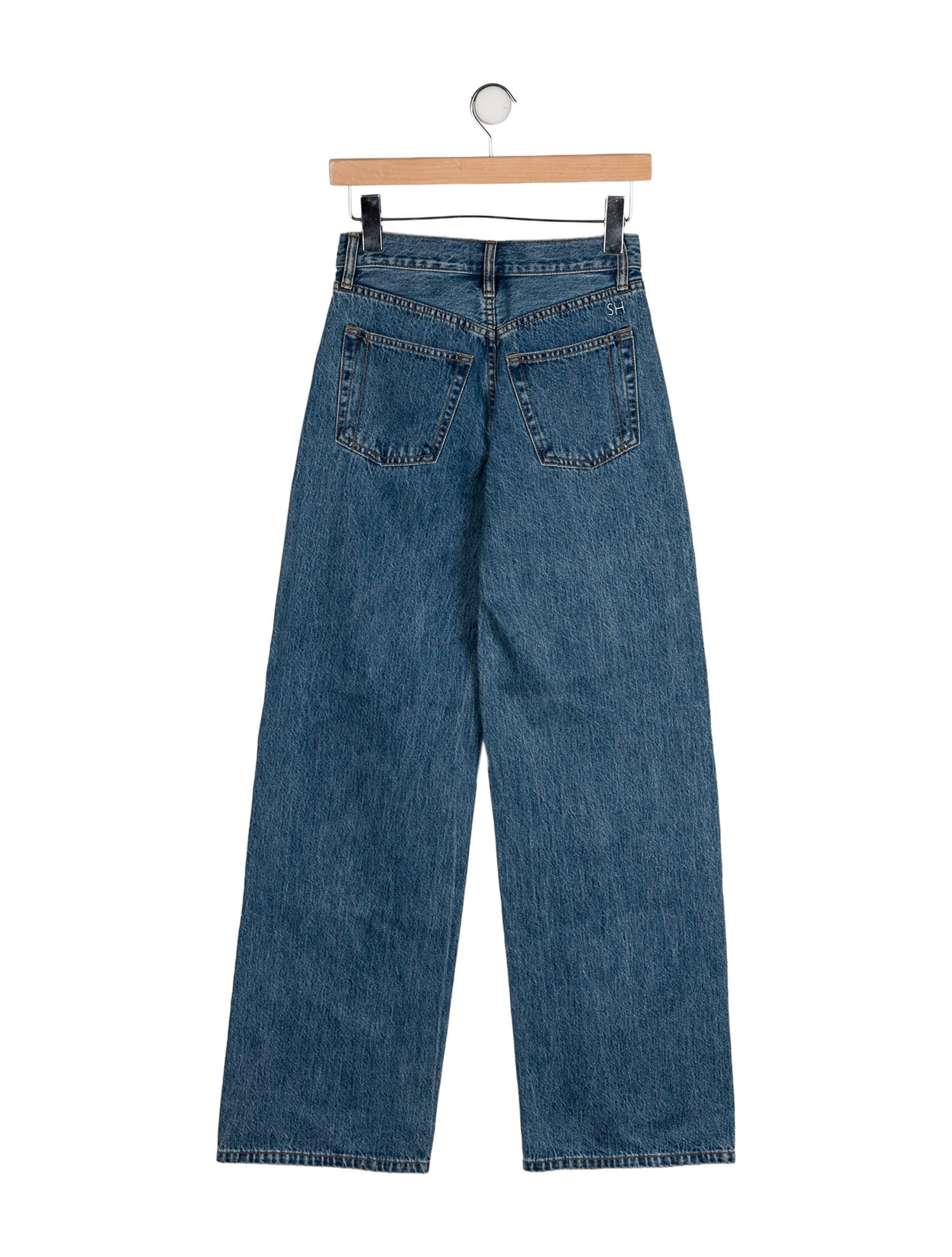 Still Here Mid-Rise Wide Leg Jeans