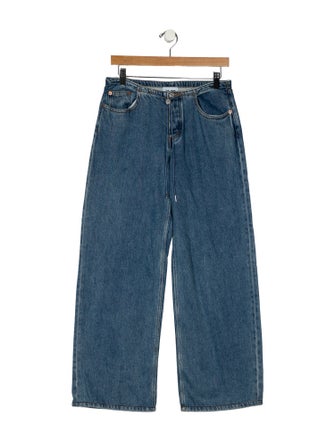 Still Here Mid-Rise Wide Leg Jeans