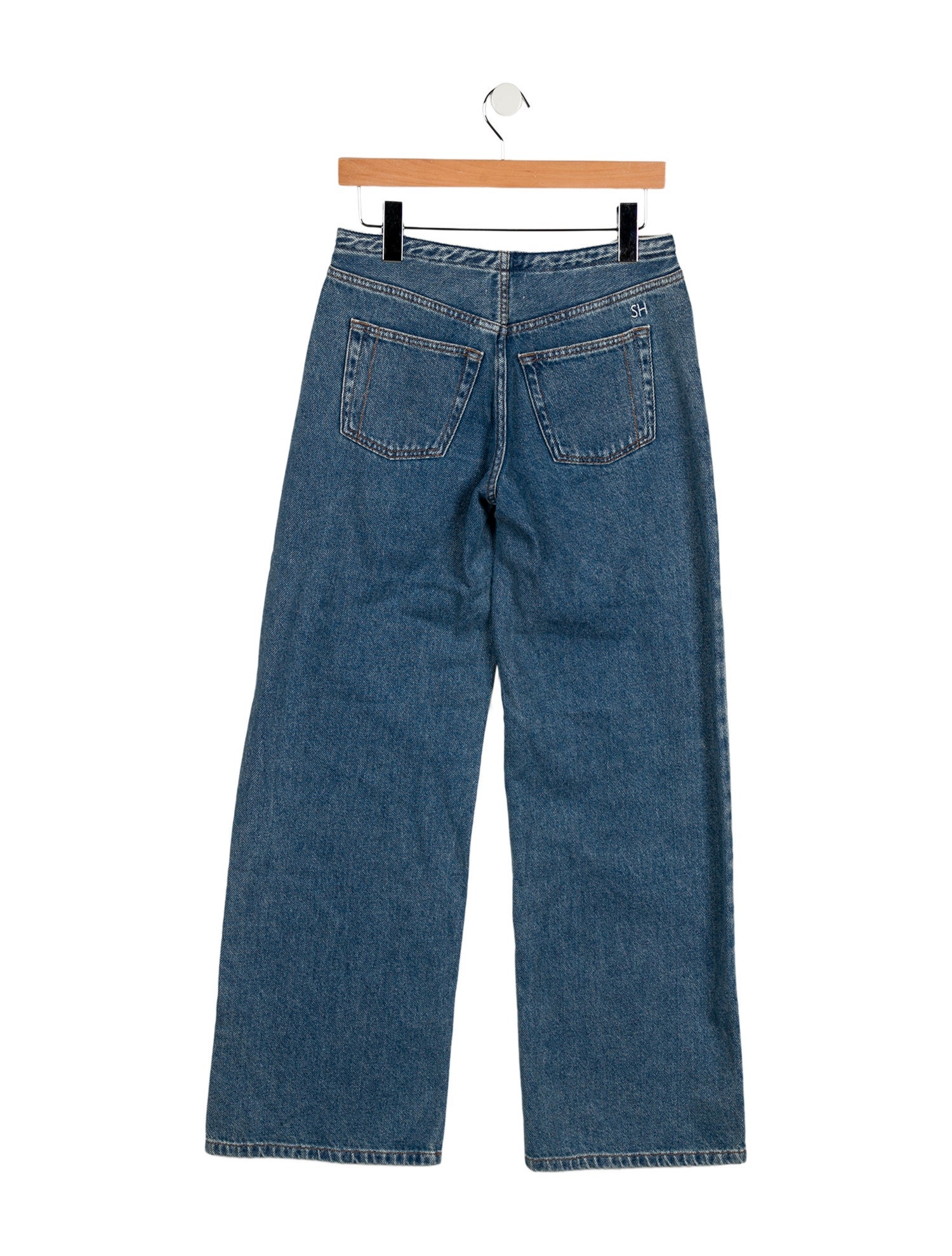 Still Here Mid-Rise Wide Leg Jeans