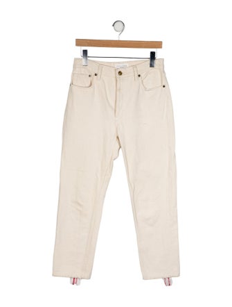 Still Here High-Rise Straight Leg Jeans