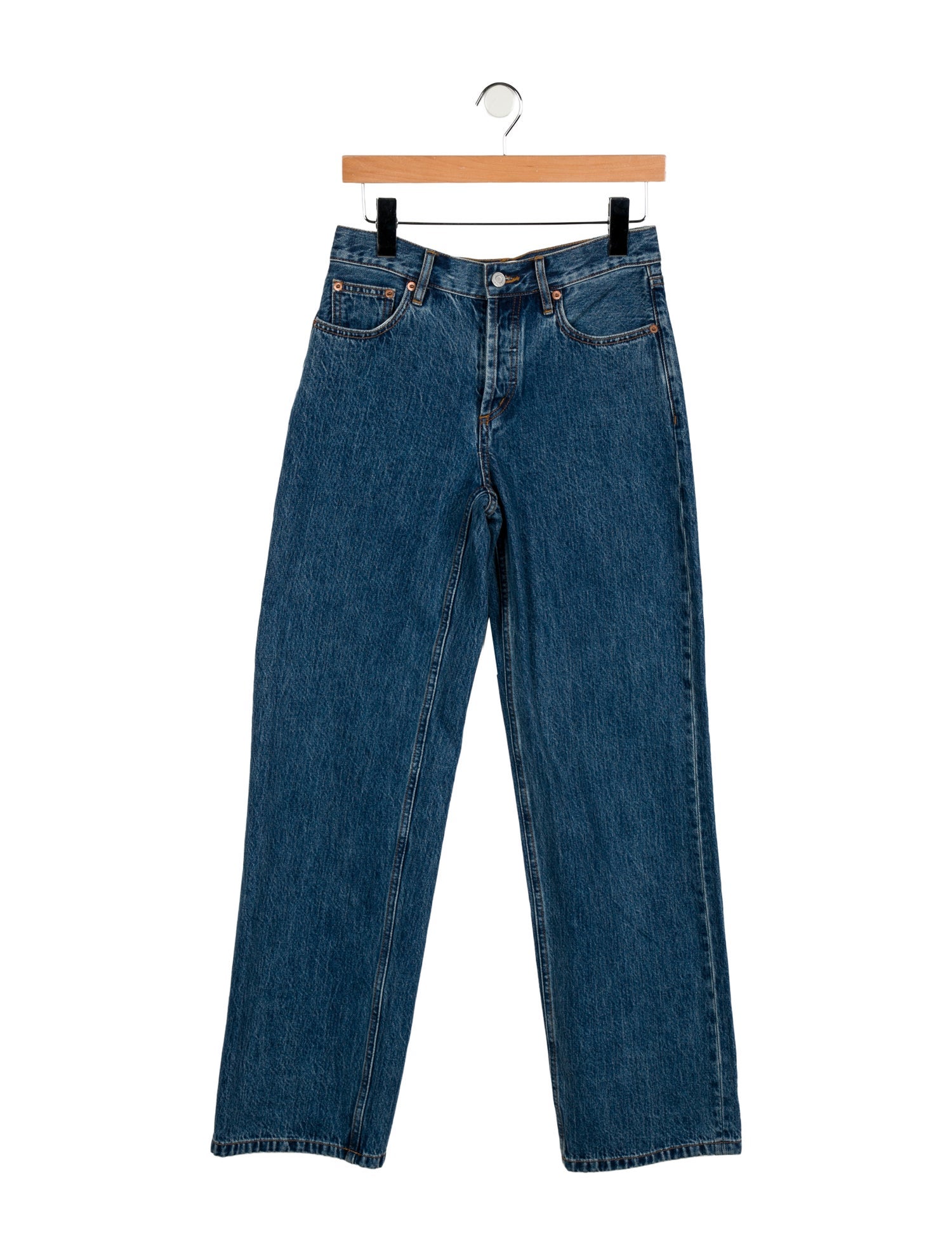 Still Here Mid-Rise Wide Leg Jeans