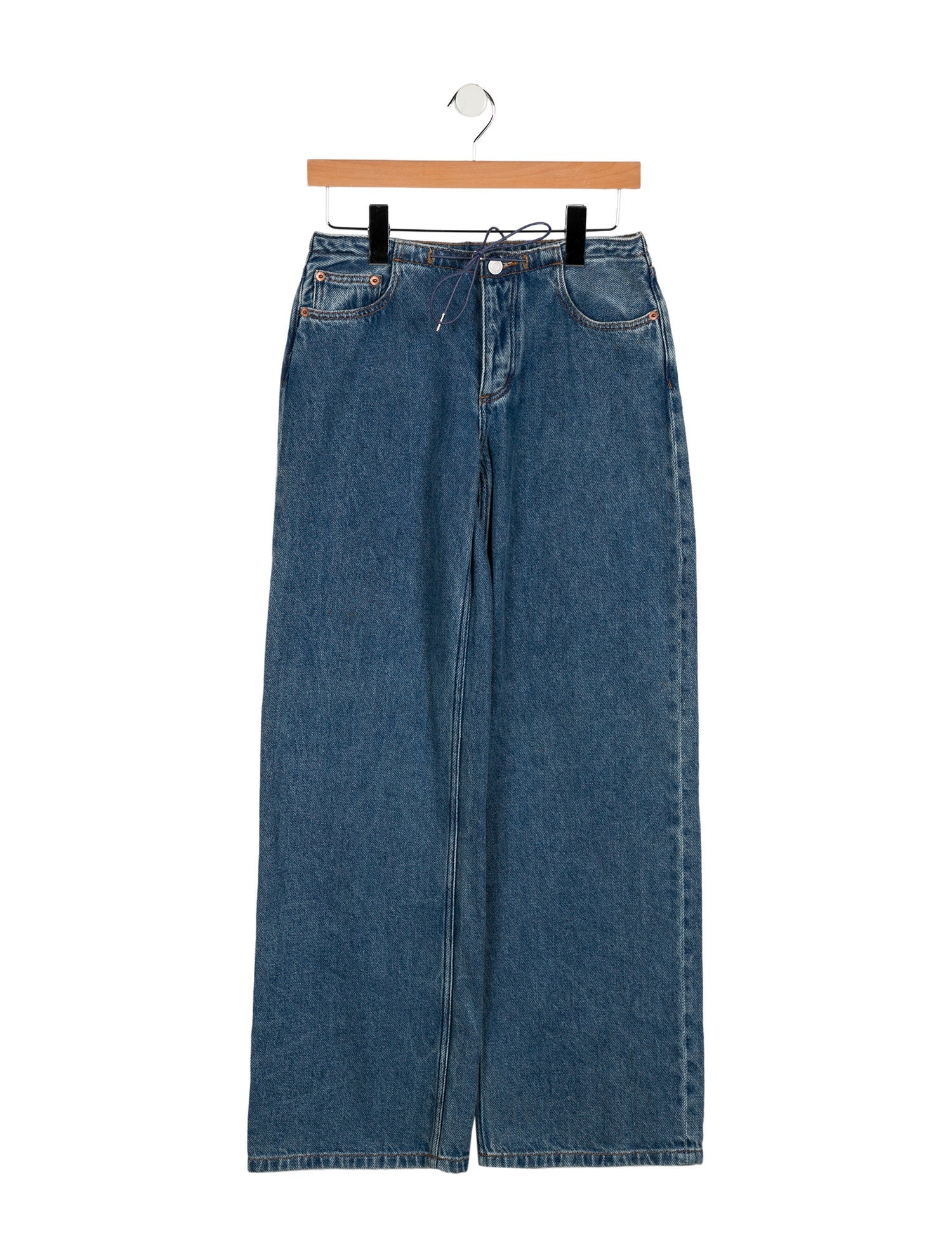 Still Here Mid-Rise Wide Leg Jeans