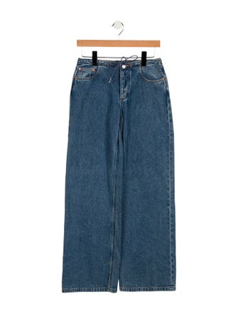Still Here Mid-Rise Wide Leg Jeans
