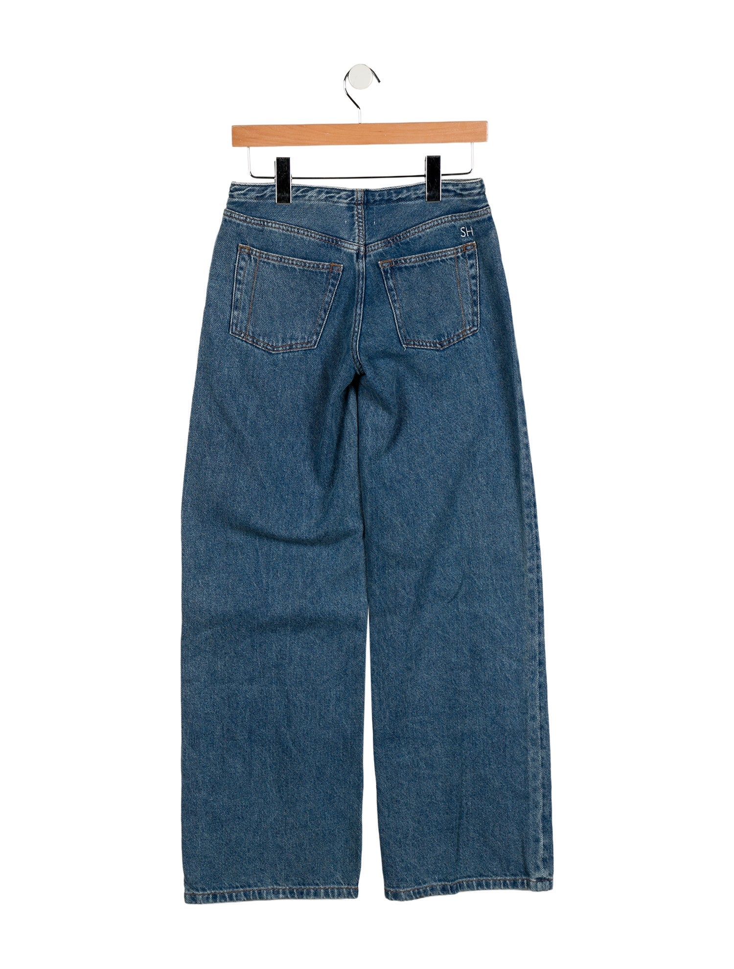 Still Here Mid-Rise Wide Leg Jeans