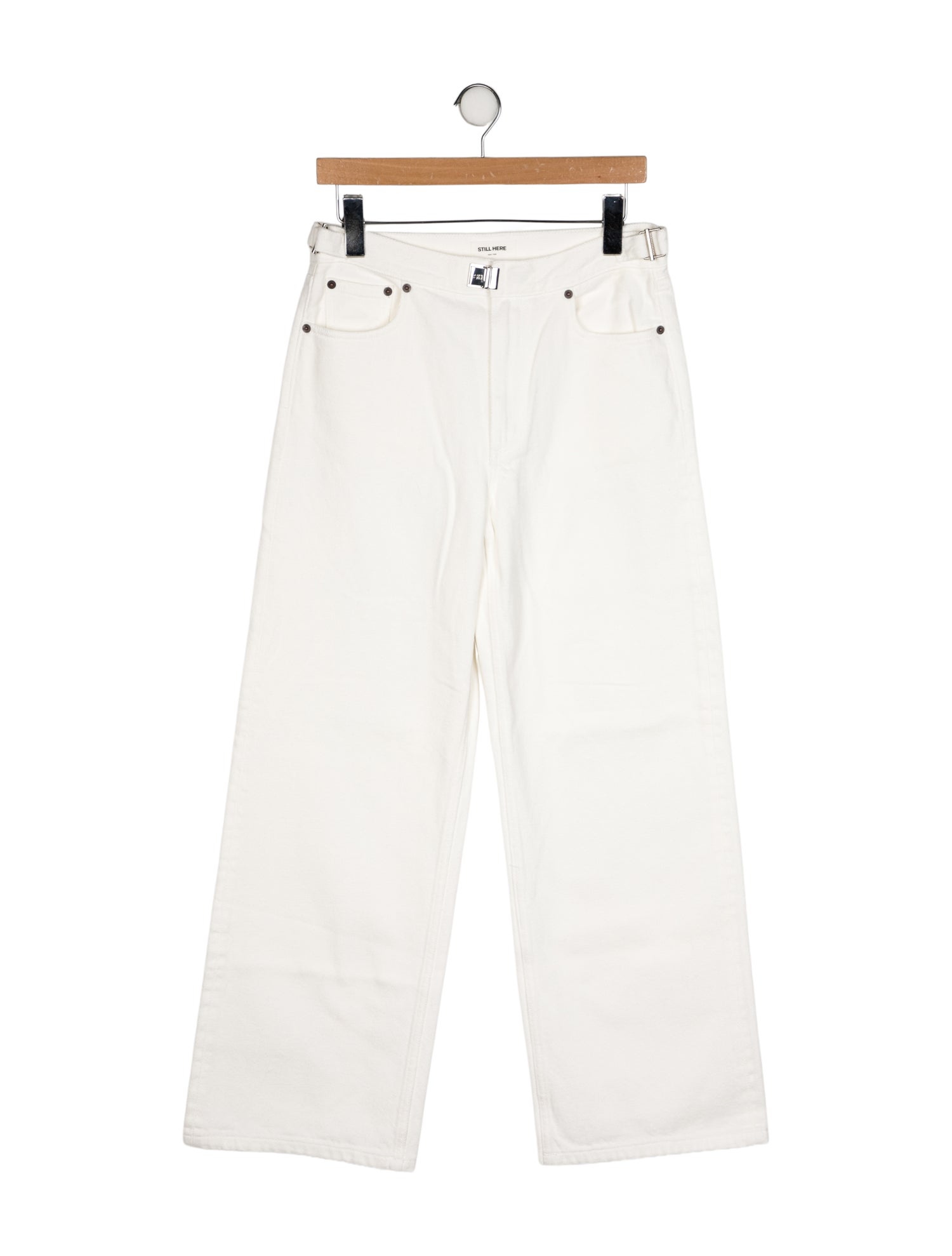 Still Here High-Rise Wide Leg Jeans