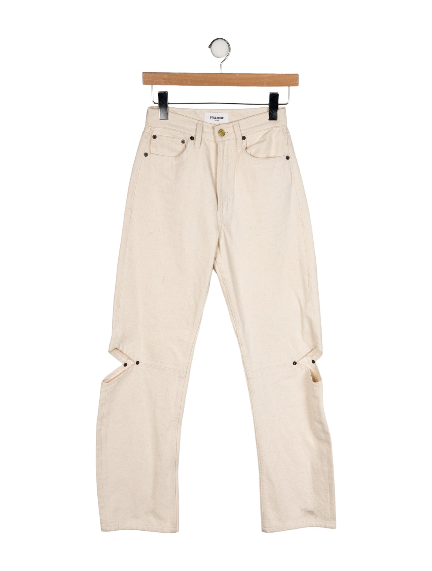 Still Here High-Rise Straight Leg Jeans