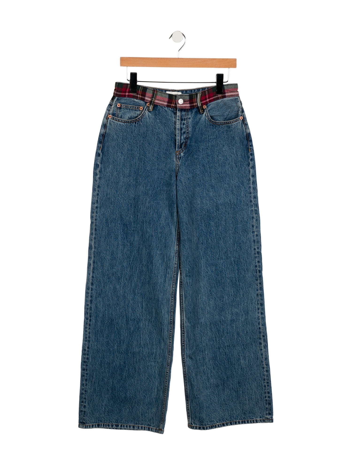 Still Here High-Rise Wide Leg Jeans