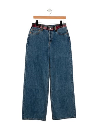 Still Here High-Rise Wide Leg Jeans