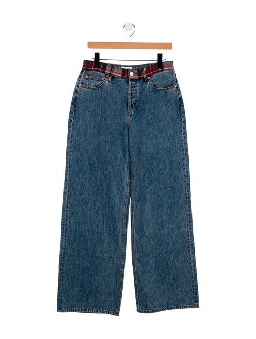 Still Here High-Rise Wide Leg Jeans
