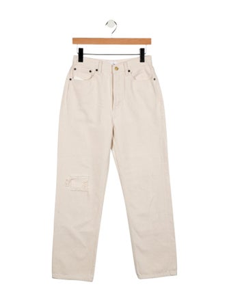 Still Here Mid-Rise Straight Leg Jeans