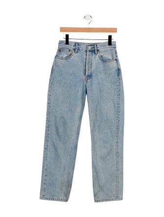 Still Here High-Rise Straight Leg Jeans