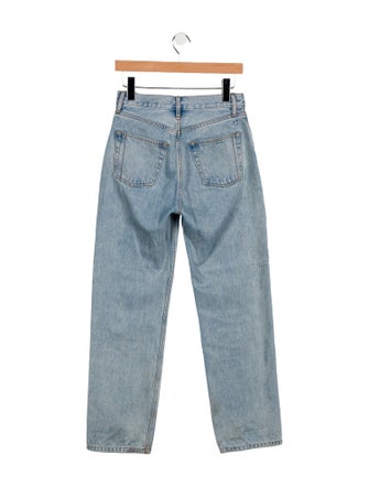Still Here High-Rise Straight Leg Jeans