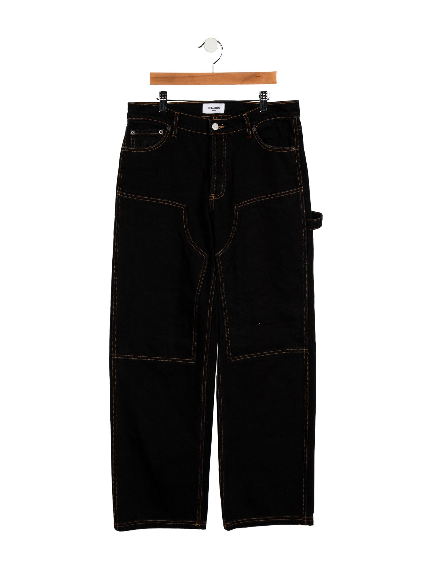 Still Here Mid-Rise Wide Leg Jeans
