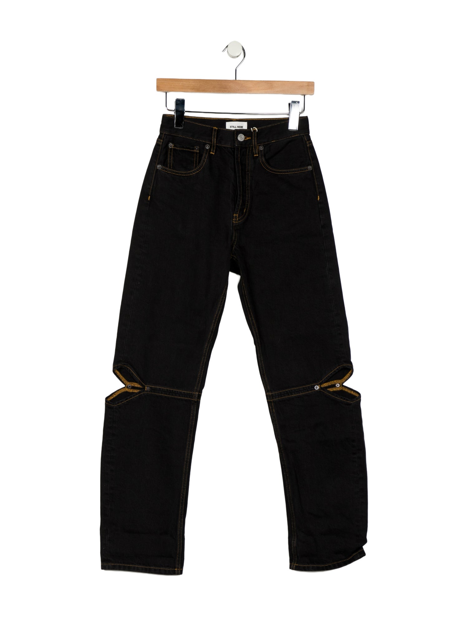 Still Here High-Rise Straight Leg Jeans w/ Tags