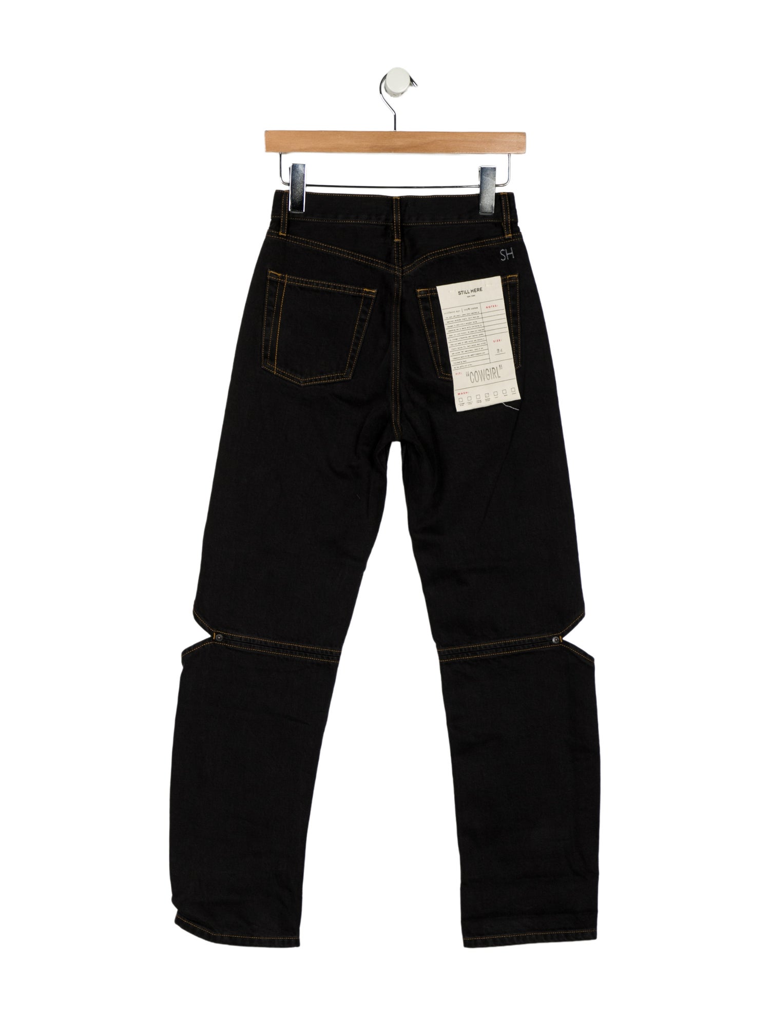 Still Here High-Rise Straight Leg Jeans w/ Tags