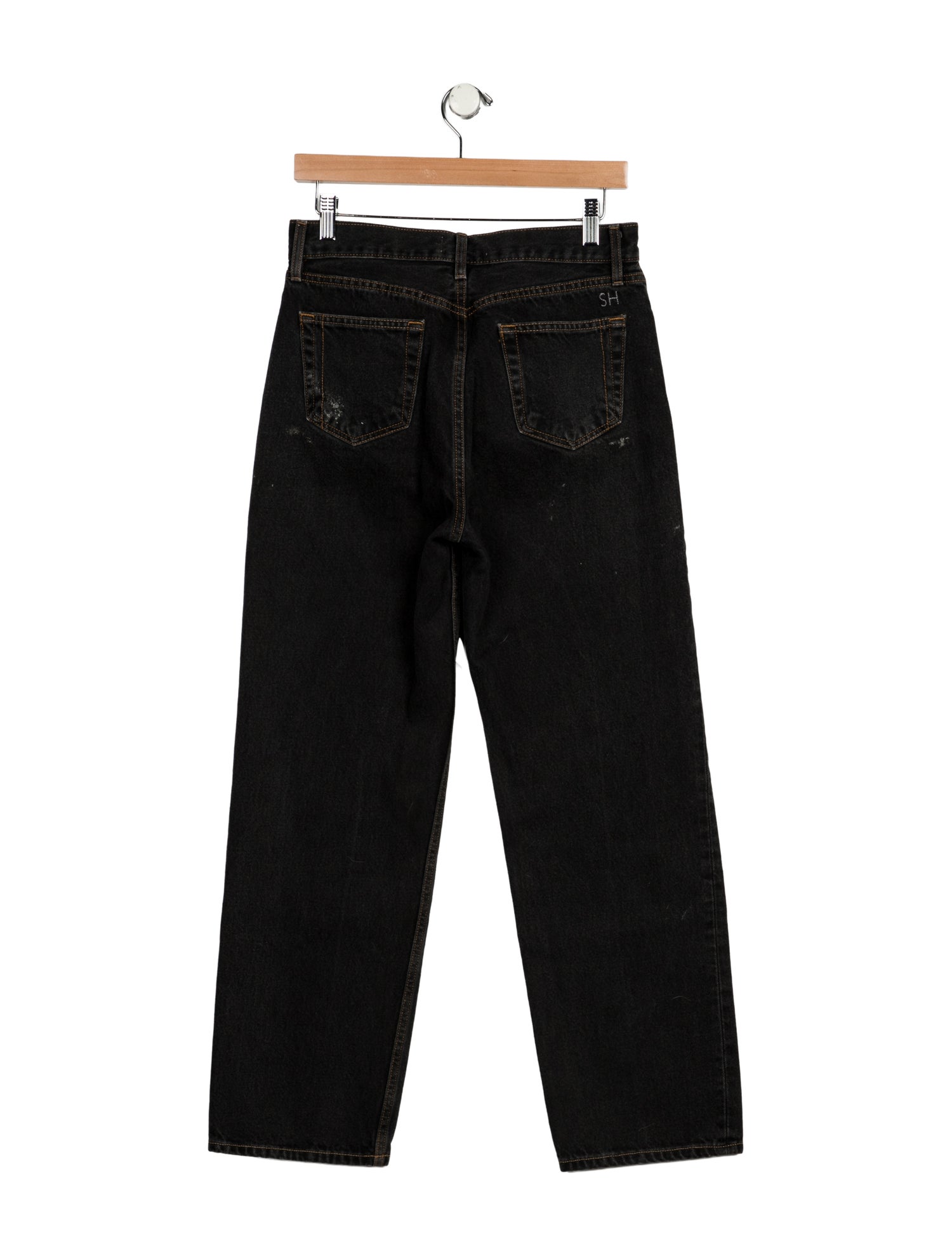 Still Here High-Rise Straight Leg Jeans