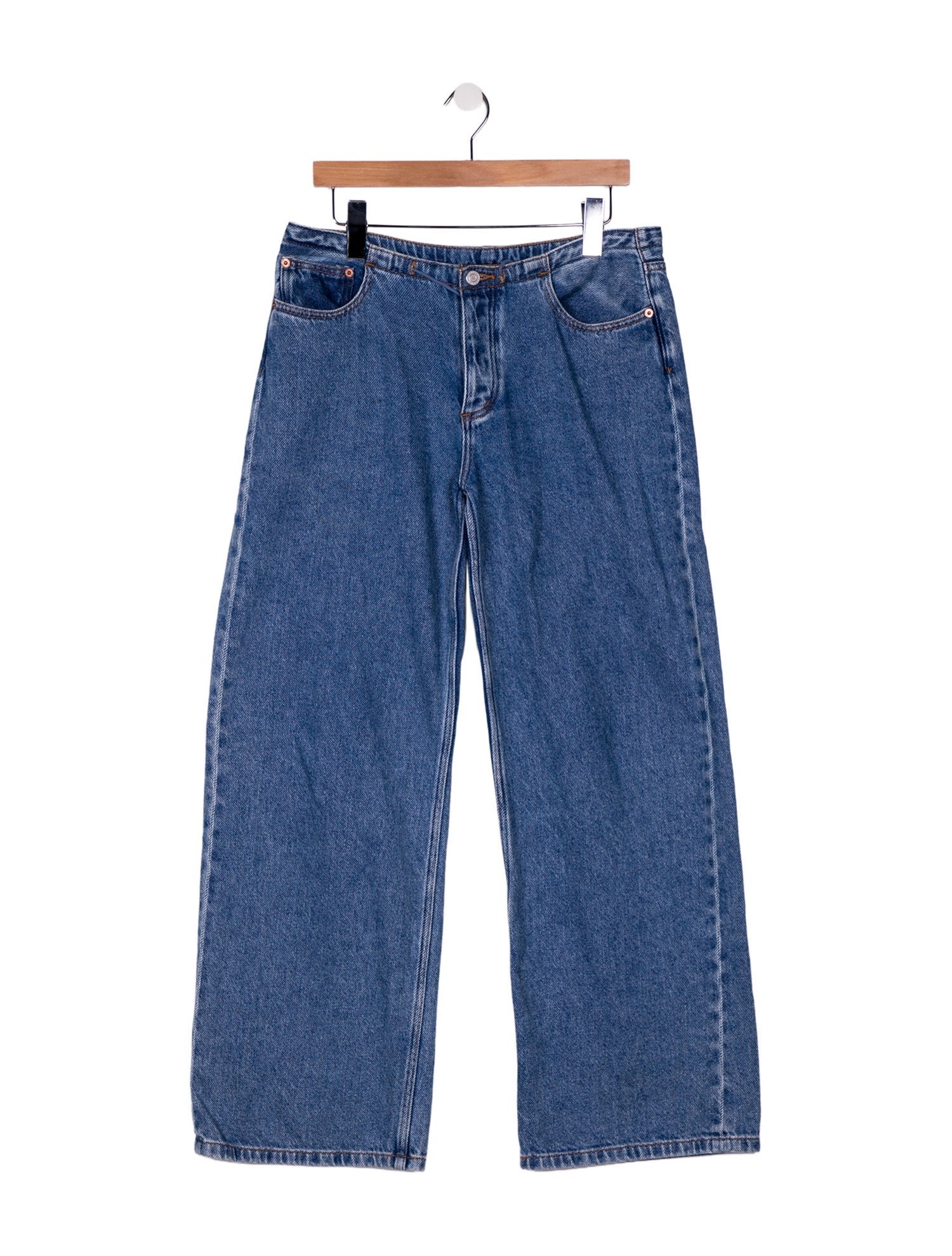Still Here Mid-Rise Wide Leg Jeans