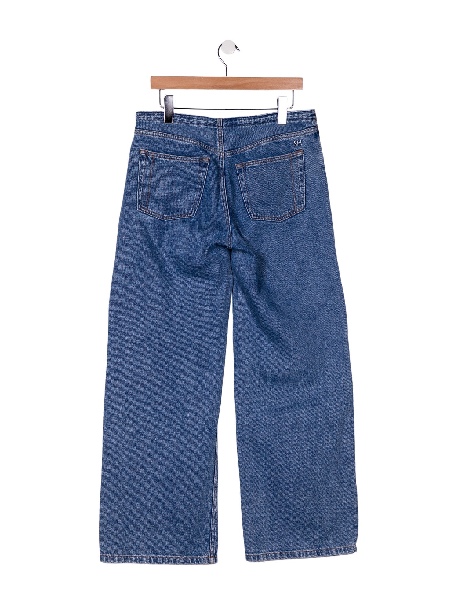 Still Here Mid-Rise Wide Leg Jeans
