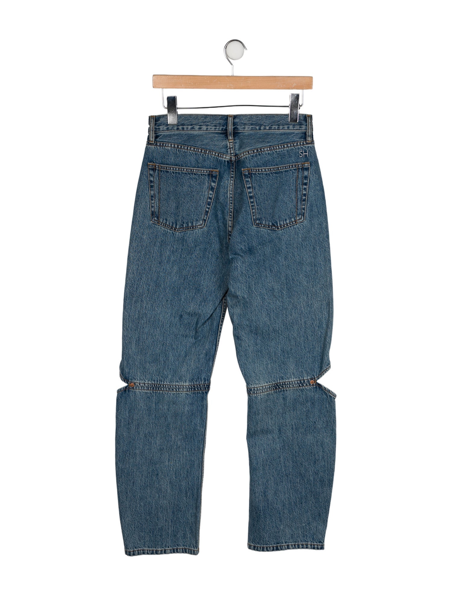 Still Here High-Rise Straight Leg Jeans